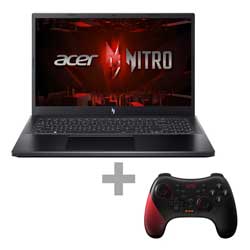 Notebook Gamer Acer Nitro 5 NV15-51-93PU 15.6" Intel Core i9-13900 512GB SSD 16GB RAM NVIDIA GeForce RTX 4060 + Controle - Preto