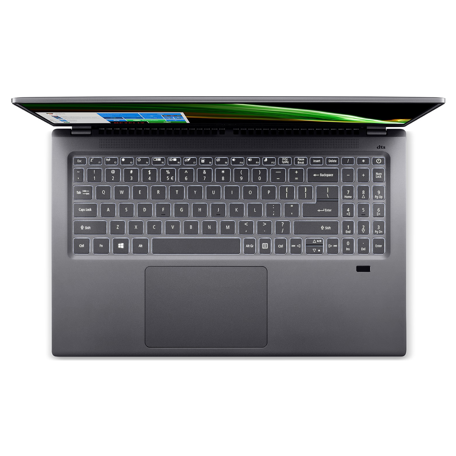 Notebook Gamer Acer Swift X SFX16-51G-76HE / Intel Core  i7-11390H / 16GB RAM / 1TB / Tela 16.1 / RTX 3050TI - Cinza