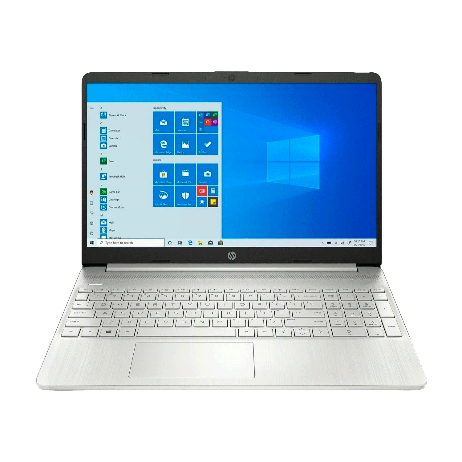 Notebook HP 15-EF1041NR 15.6" AMD Ryzen 3 3250U 256GB SSD 4GB RAM - Prata