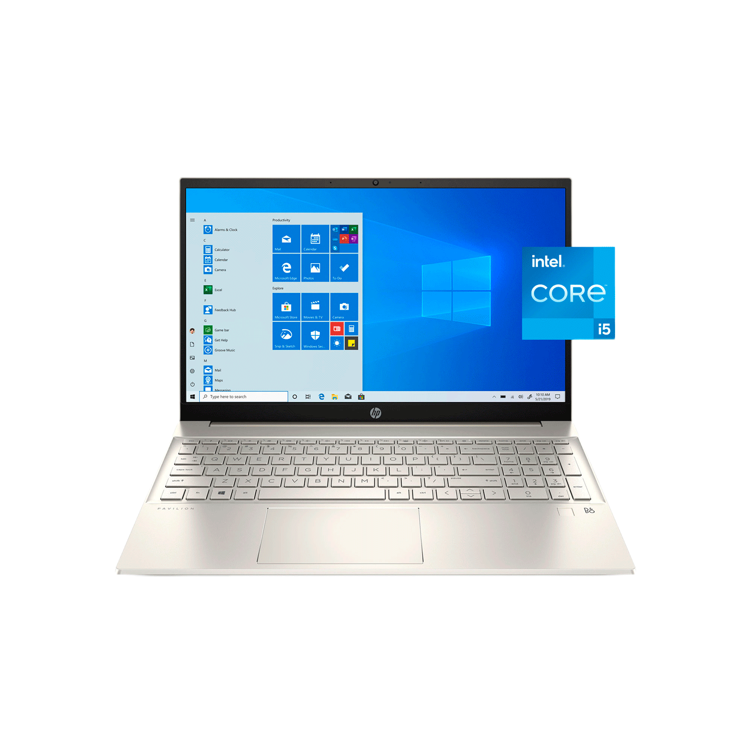 Notebook HP 15-EG0050WM 15.6" Intel Core i5 1135G7 512GB SSD 8GB RAM - Dourado