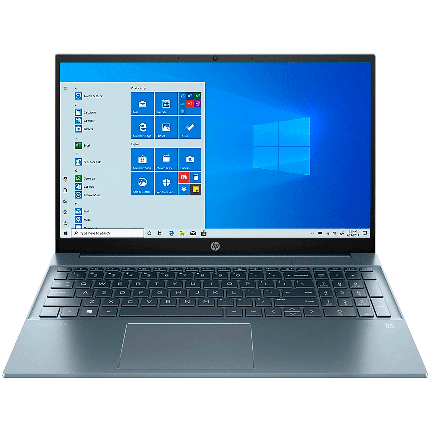 Notebook HP Pavilion 15-EH1052WM 15.6" AMD Ryzen R5-5500U 2512GB SSD 8GB RAM - Azul