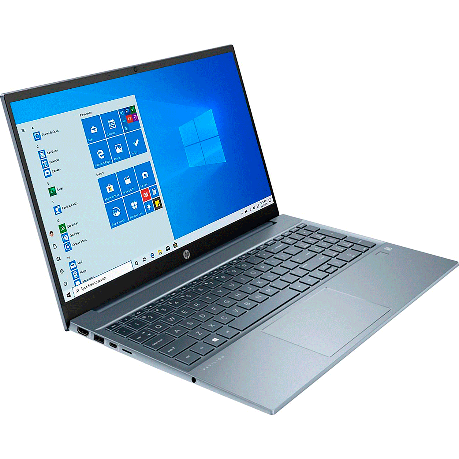 Notebook HP Pavilion 15-EH1052WM 15.6" AMD Ryzen R5-5500U 2512GB SSD 8GB RAM - Azul