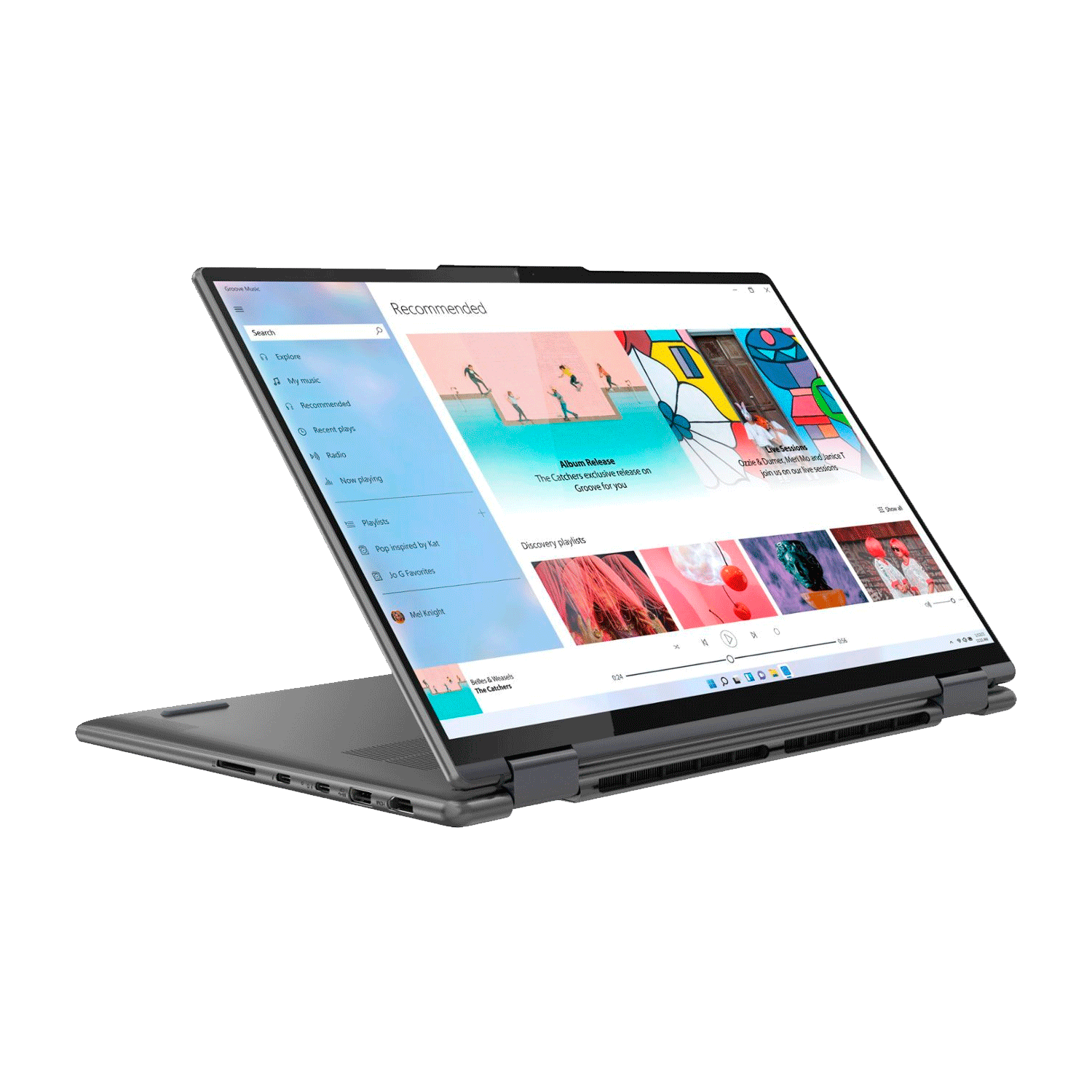 Notebook Lenovo Yoga 7i 82QG0001US 16" IPS Intel Core i5-1240P 256GB SSD 8GB RAM 2 em 1 - Cinza