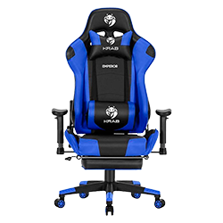 Cadeira Gamer Krab Emperor KBGC20 - Preto e Azul