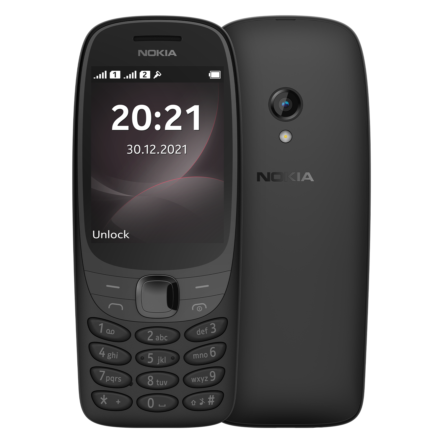 Celular Nokia 6310 4G 32GB / Dual SIM / Tela 2.8'' / Whatsapp Wifi / Bluetooth / Câmera 0.3 MP - Preto