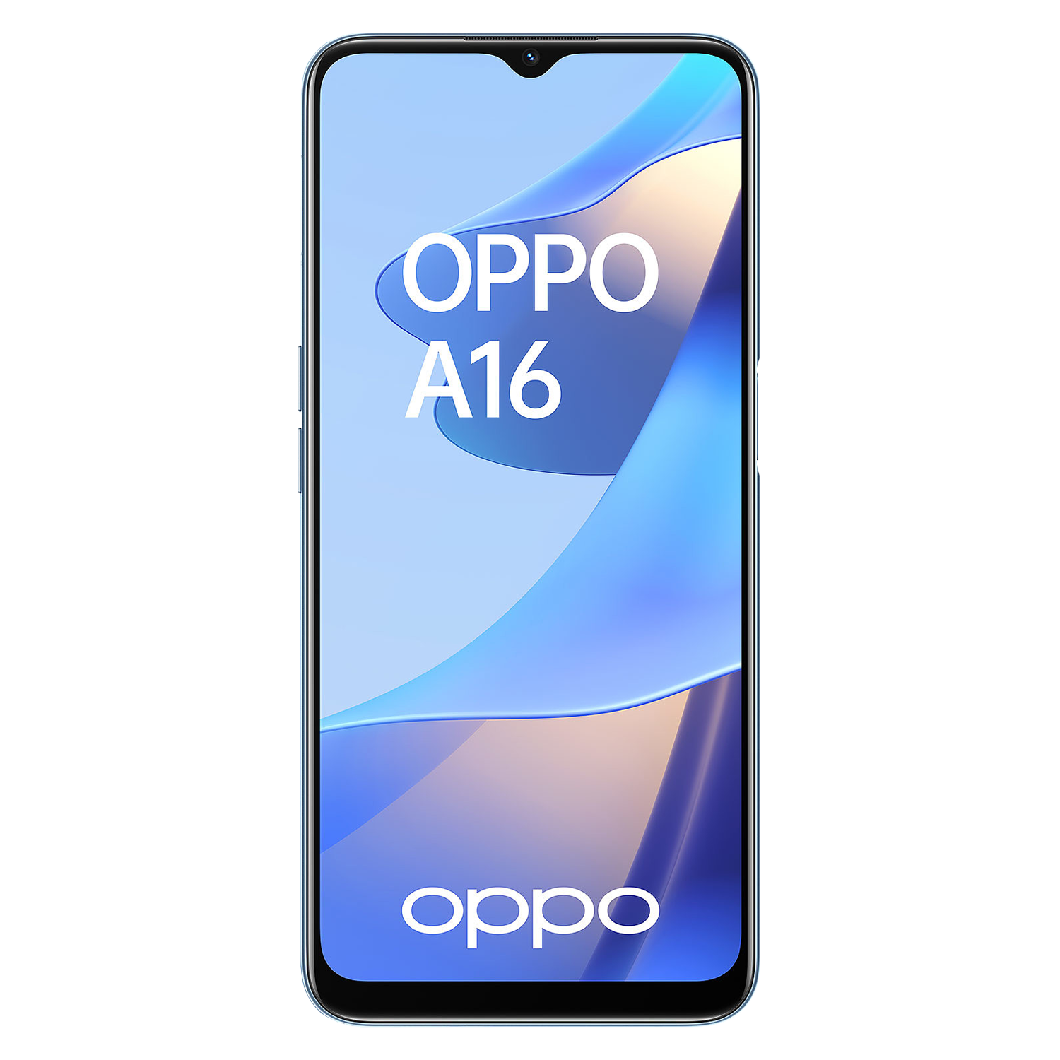Celular Oppo A16 64GB / 4GB RAM / Dual SIM / Tela 6.52" / Câmeras 13MP+2MP+2MP e 8MP - Pearl Blue 

