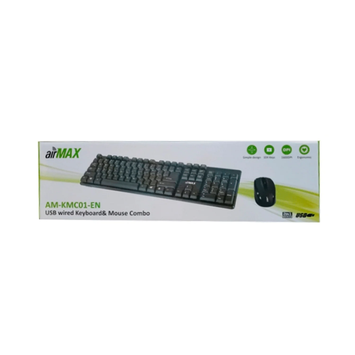 Kit Gamemax Teclado + Mouse AM-KMC01- Inglês