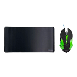 Kit Gamer Mouse + Mousepad Magnavox MGA5209-MO - Preto e Verde