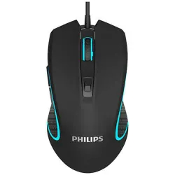 Mouse gamer Philips - Preto (SPK9413)