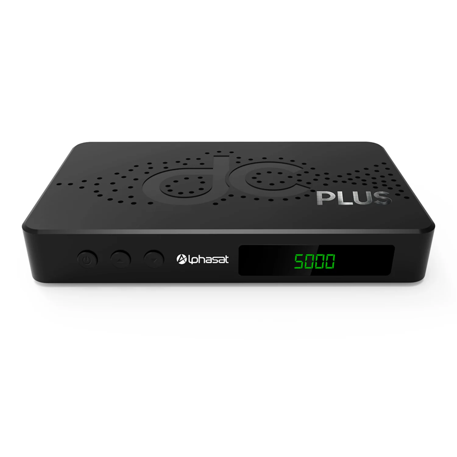 Receptor Alphasat DC Plus CS / IKS / IPTV / Wifi / H265 / Bluetooth no controle - Preto