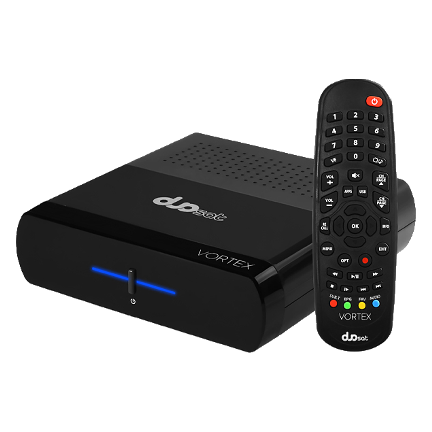 Receptor Duosat Vortex IKS / SKS / VOD / WIFI ACM Full HD