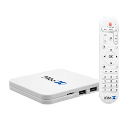 Receptor Mibo X 8K Ultra HD IPTV/ Wi-Fi / USB / HDMI Bivolt 
