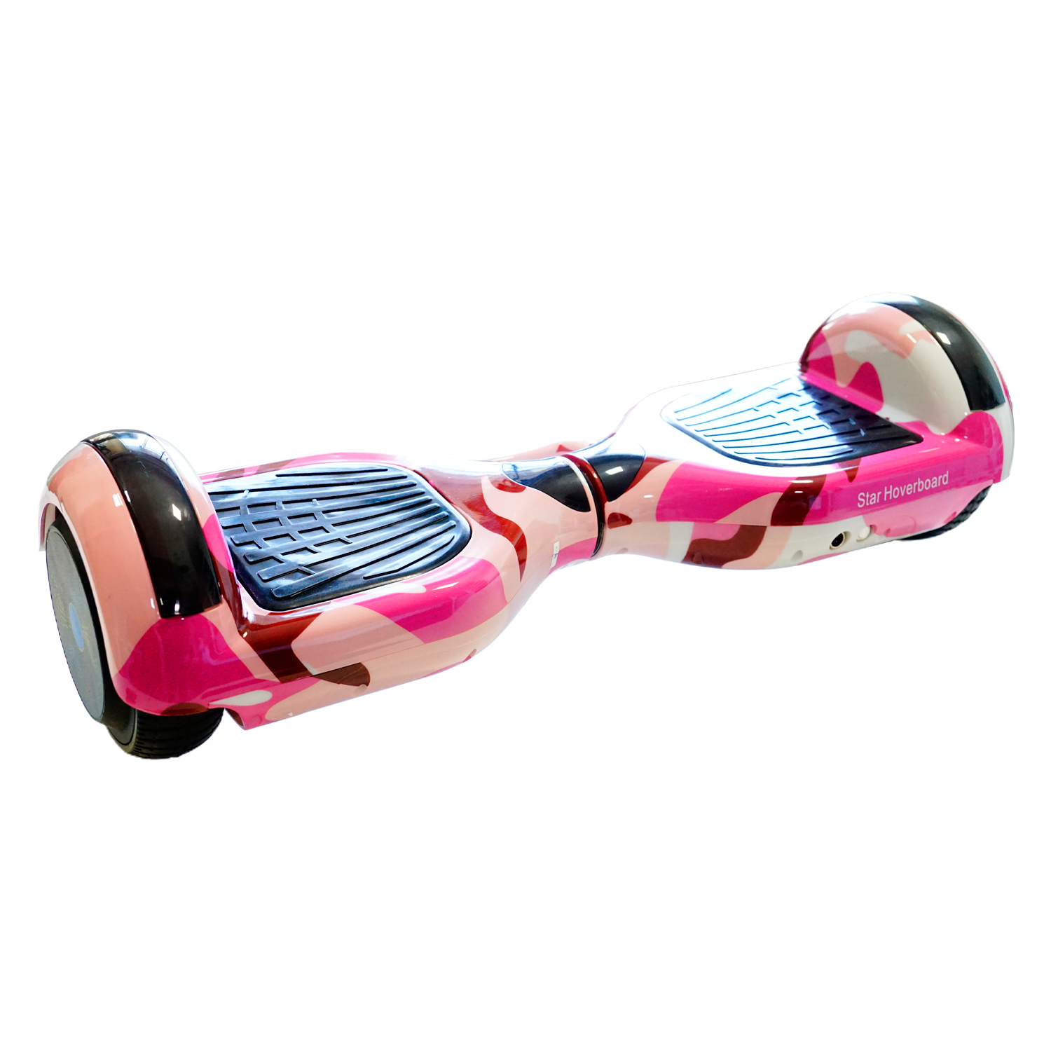 Scooter Elétrico Star Hoverboard 6.5'' / Bluetooth / LED / Bolsa - Rosa Camuflado
