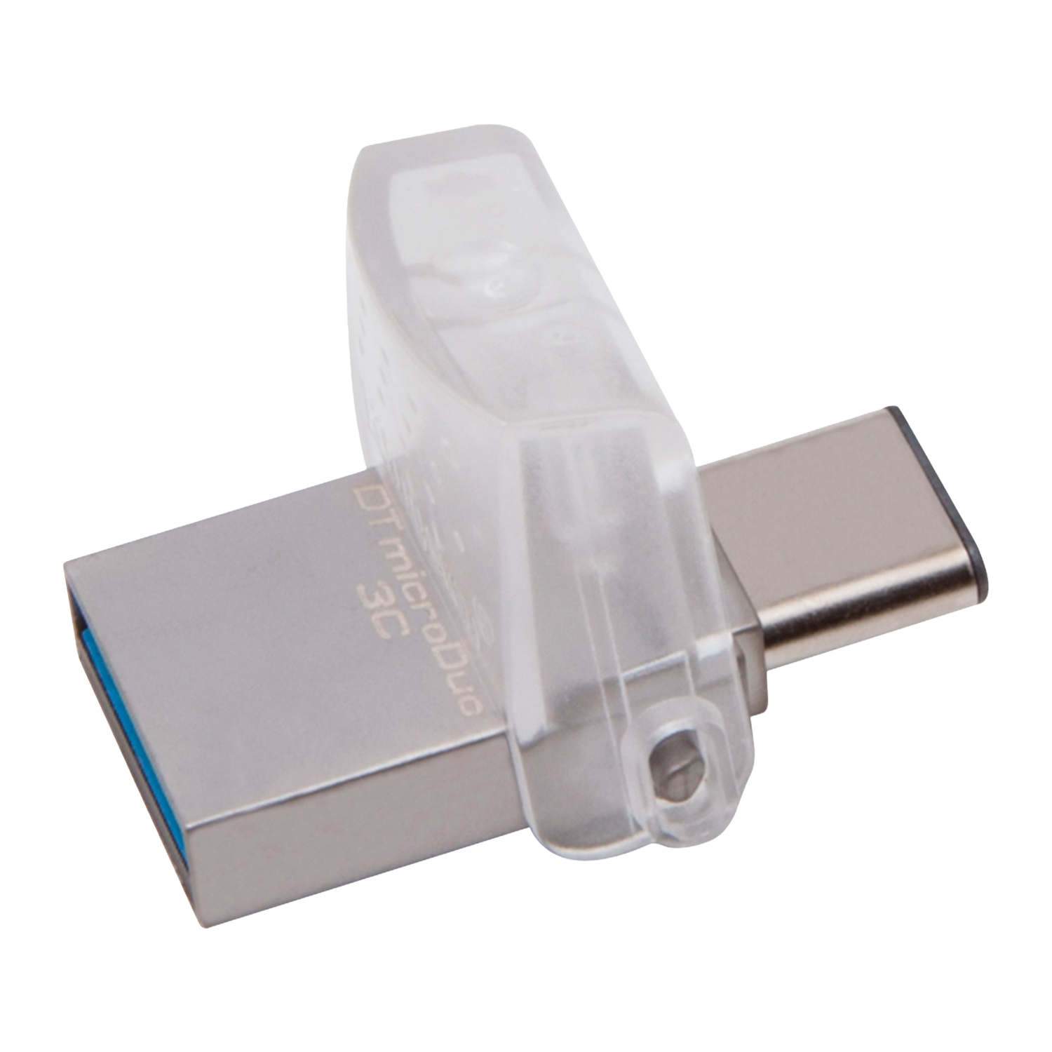 Pendrive Kingston 64GB microDUO DTDUO3C/64GB / USB-C / USB 3.2 - Prata