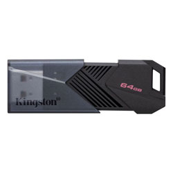 Pendrive Kingston Data Traveler Exodia 64GB DTXON/64 / USB 3.2 - Onyx Preto