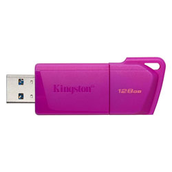 Pendrive Kingston DataTraveler Exodia 128GB USB 3.2 - Roxo KC-U2L128-7LP