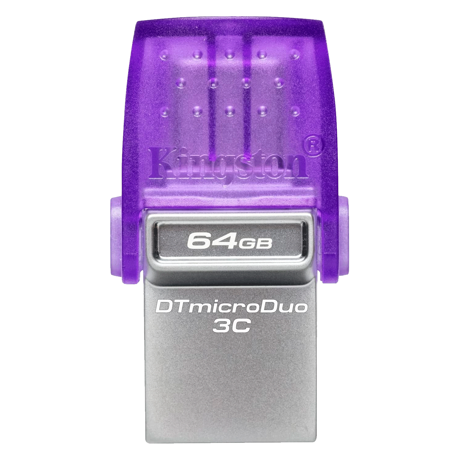Pendrive Kingston DataTraveler MicroDuo 3C DTDUO3CG3/64GB 64GB / USB-A 3.2 / Tipo-C - Roxo