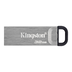 Pendrive Kingston Kyson 32GB DTKN/32GB / USB 3.2 - Prata