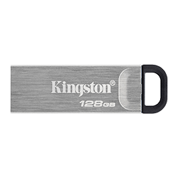 Pendrive Kingston Kyson DTKN/128GB 128GB / USB 3.2 - Prata