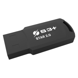 Pendrive S3+ Star 2.0 16GB - Preto (S3PD2004016BK-R)