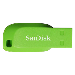 Pendrive Sandisk Z50C Cruzer Blade 16GB / USB 2 -Green (SDCZ50C-016G-B35GE)