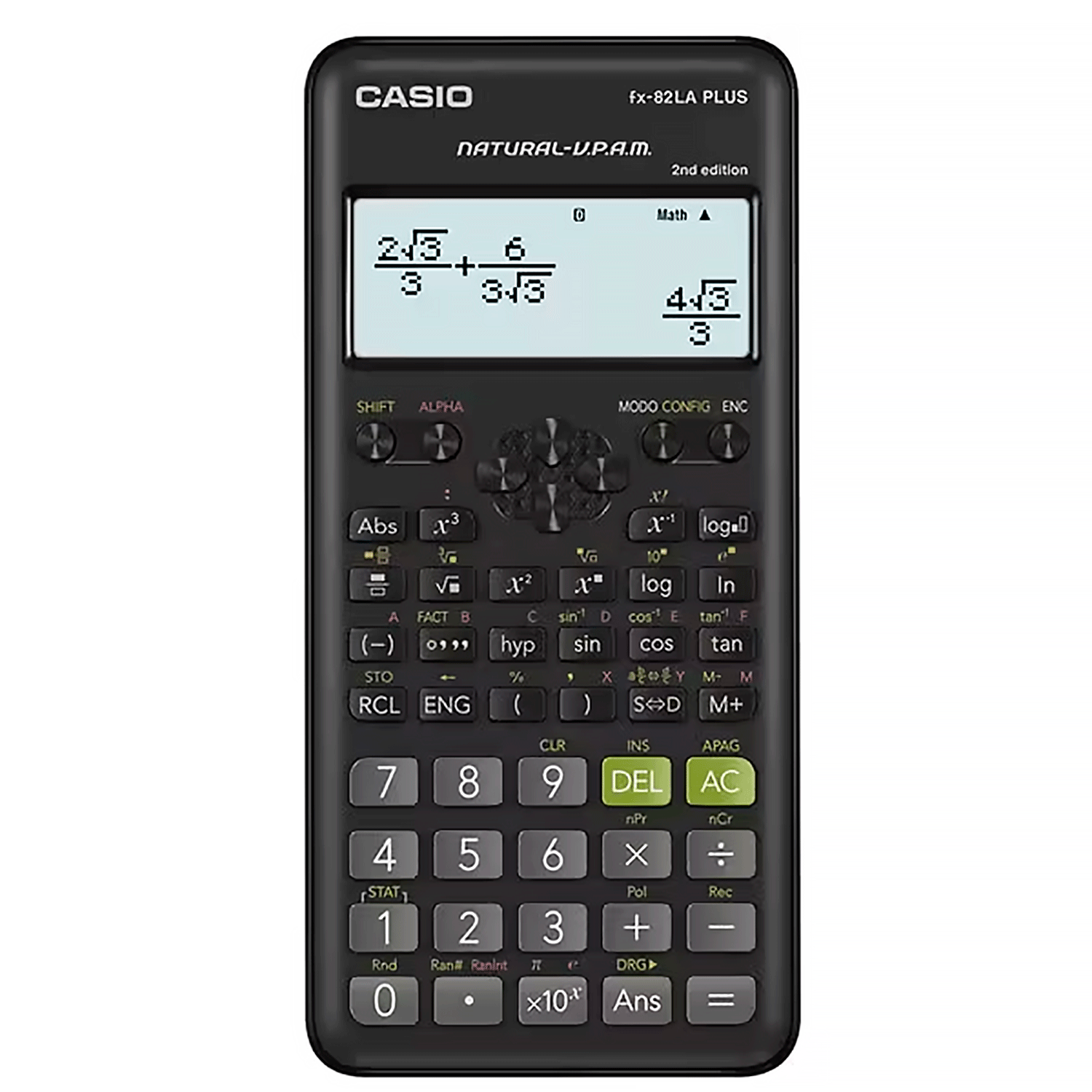 Calculadora Científica Casio FX-82LA Plus 2DA Edição - Preto