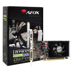 Placa de Video Afox GT-610 1GB DDR3 (AF610-1024D3L7)