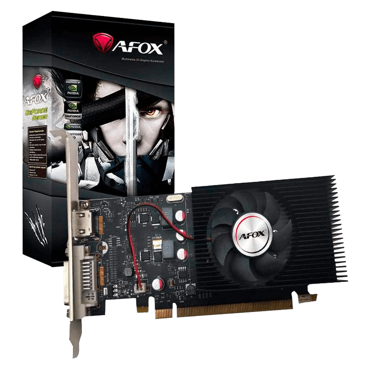 Placa de Vídeo Afox NVIDIA GeForce GT-1030 2GB GDDR5 - AF1030-2048D5L4-V3