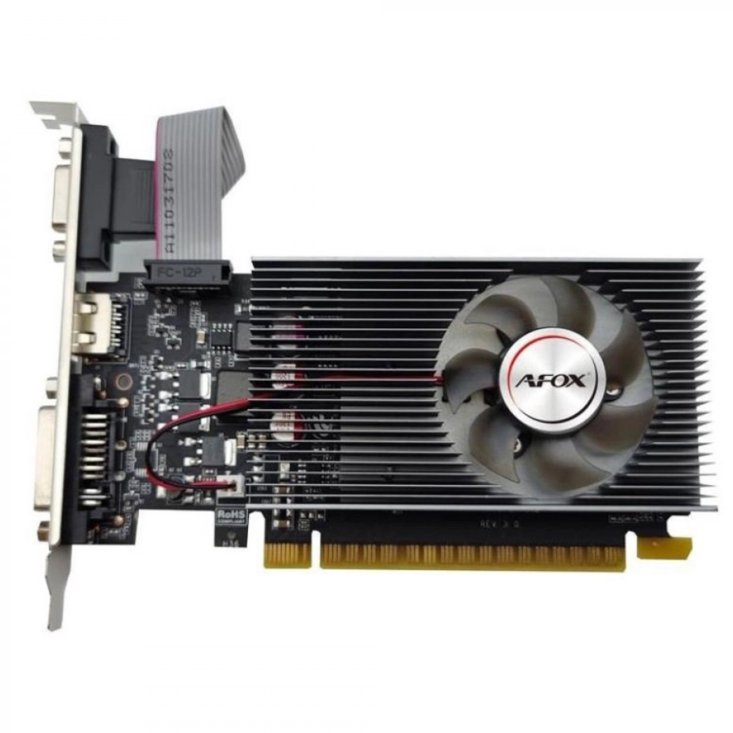 Placa de Vídeo Afox NVIDIA GeForce GT-240 1GB DDR3 - AF240-1024D3L2