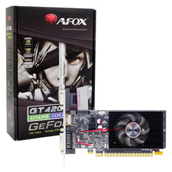 Placa de Vídeo Afox NVIDIA GeForce GT 420 4GB DDR3 - AF420-4096D3L5