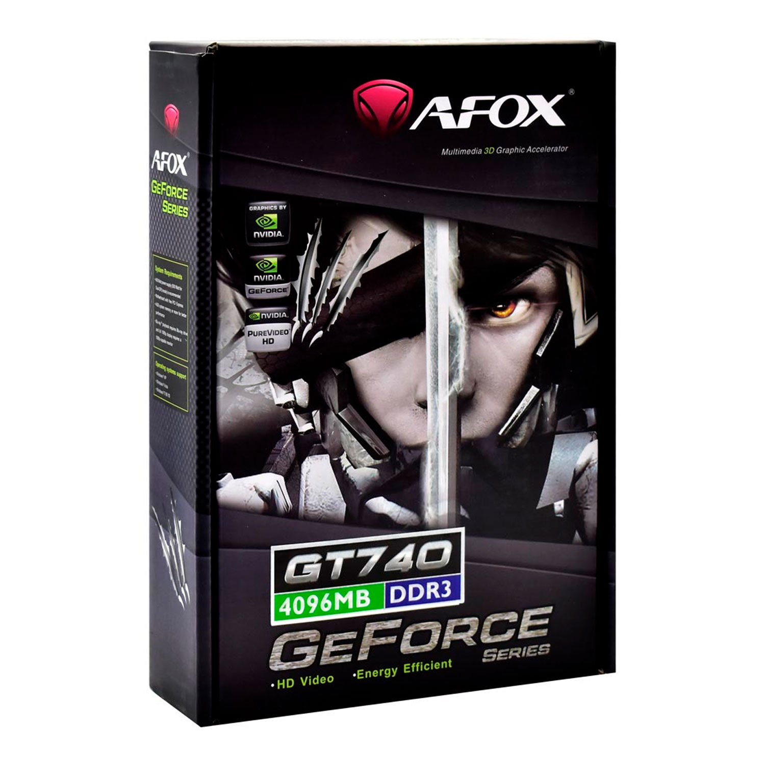Placa de Vídeo Afox NVIDIA GeForce GT-740 4GB DDR3 - AF740-4096D3L3