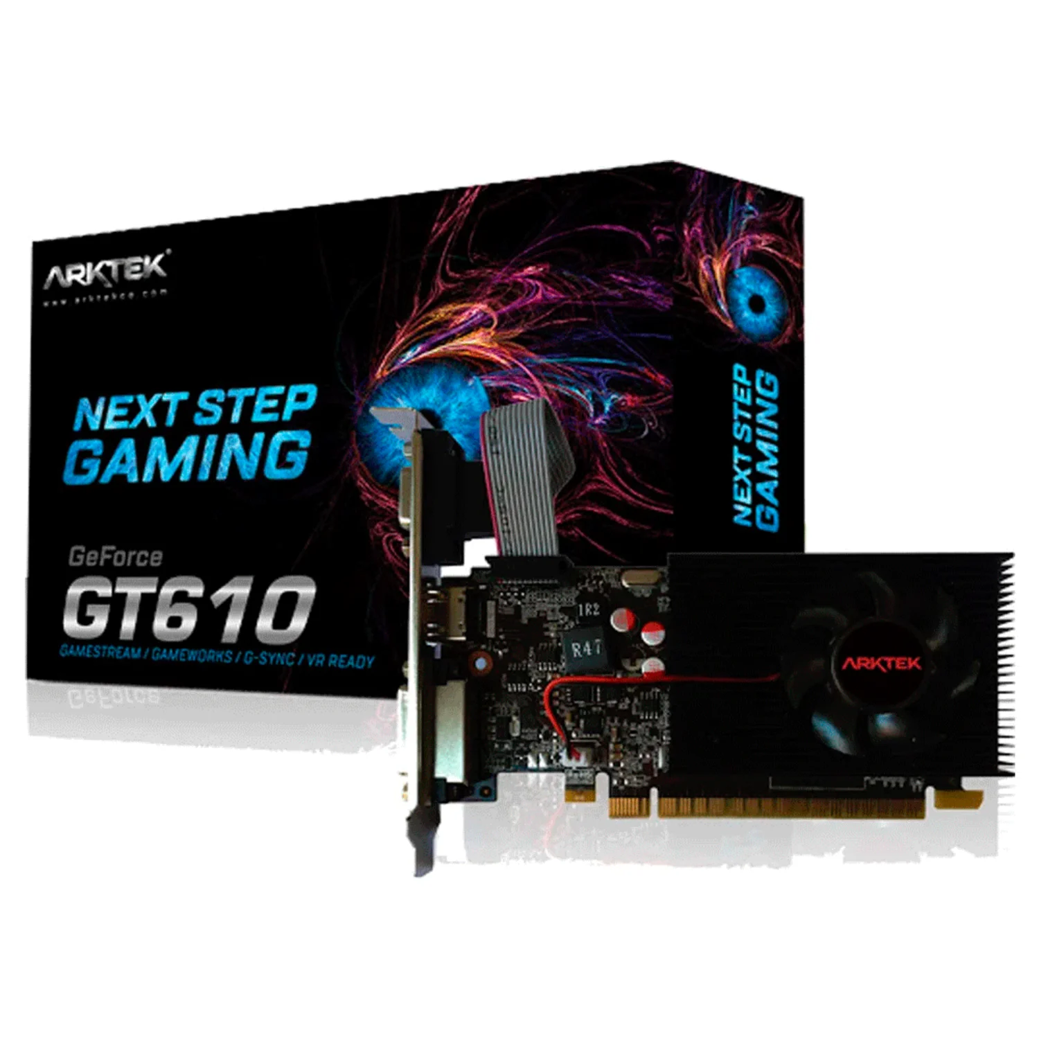 Placa de Vídeo Arktek NVIDIA GeForce GT 610 1GB DDR3 - AKN610D3S1GL1