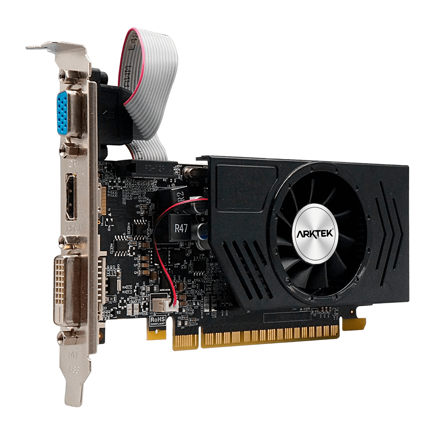 Placa de Vídeo Arktek NVIDIA GeForce GT-730 4GB DDR3 - AKN730D3S4GL1