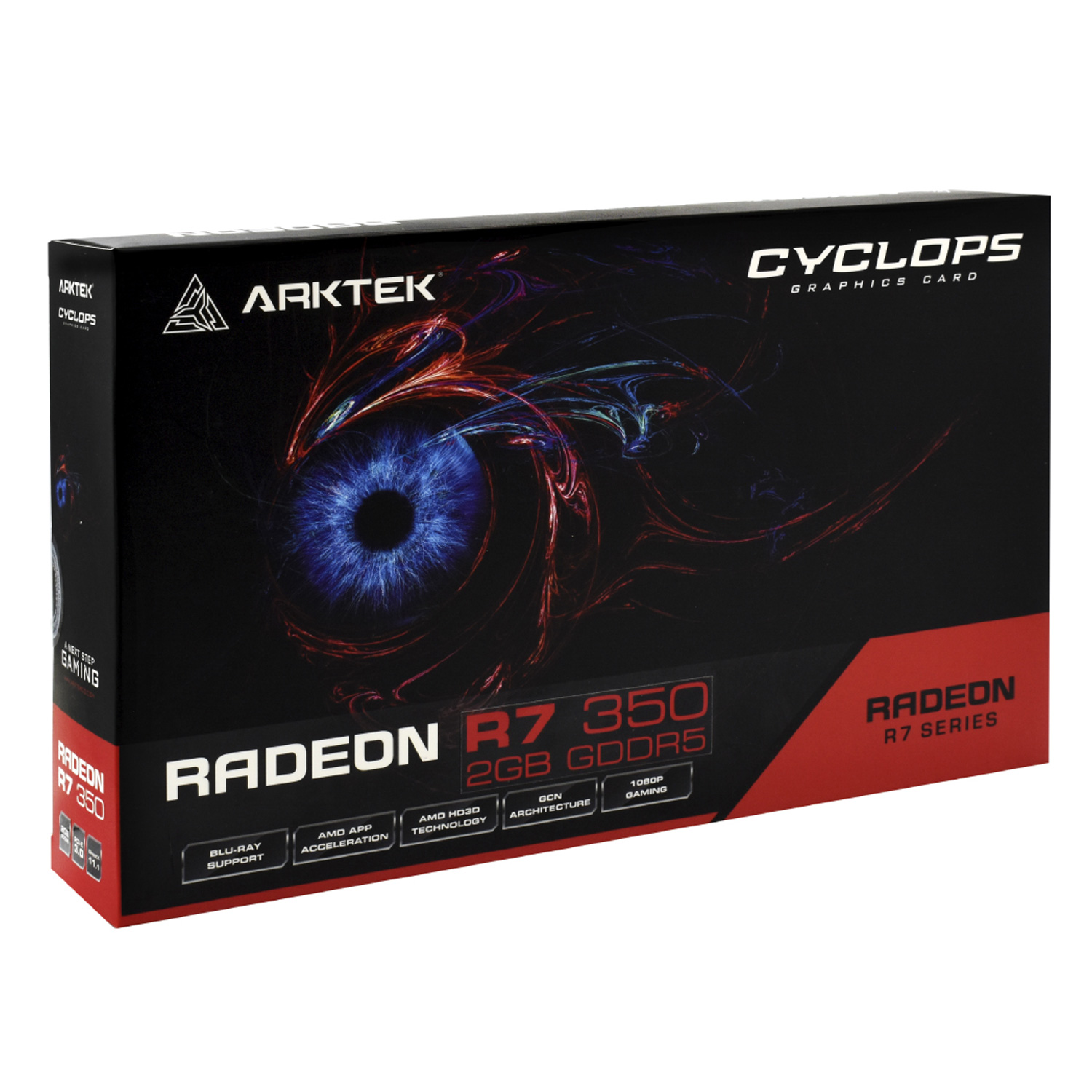 Placa de Vídeo Arktek Radeon R7-350 2GB GDDR5 - (AKR350D5S2GH1)