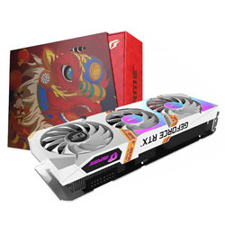 Placa de Vídeo Colorful GeForce RTX 3050 Ultra White OC Edição Especial Ano Novo Chinês 8GB GDDR6 + Mousepad