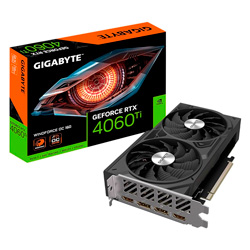 Placa de Vídeo Gigabyte Windforce OC NVIDIA GeForce RTX 4060Ti 16GB GDDR6 - GV-N406TWF2OC-16GD