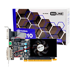 Placa de Vídeo Goline GL-GT210 1GB DDR3 - (Low Profile)(1 Ano de Garantia)
