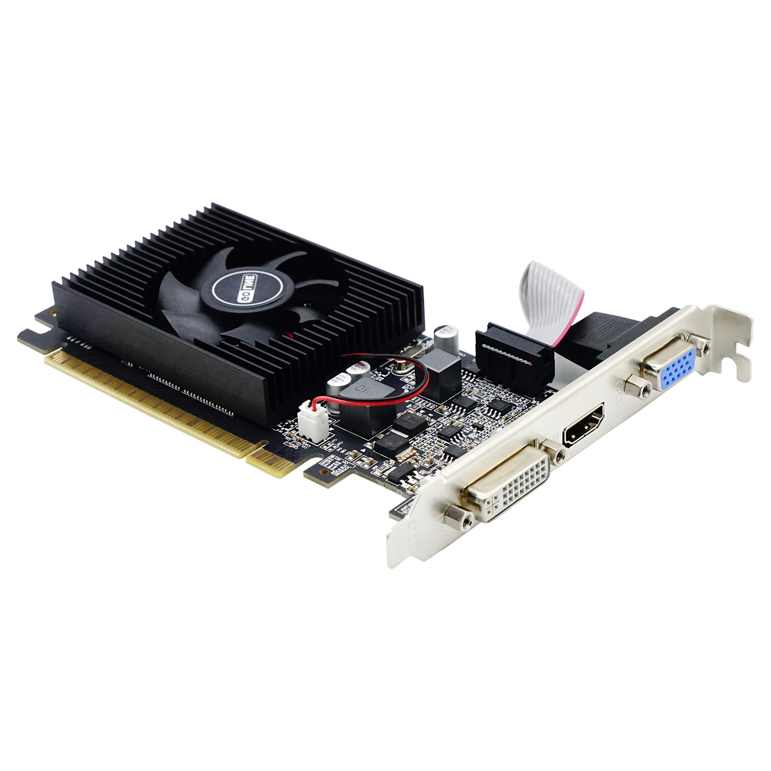 Placa de Vídeo Goline GT 610 NVIDIA GeForce GT 610 1GB DDR3 - GL-GT610-1GB-D3-V1 (1 Ano de Garantia)