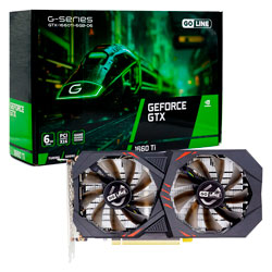 Placa de Vídeo Goline NVIDIA GeForce GTX 1660Ti 6GB GDDR6 - (1 Ano de Garantia)
