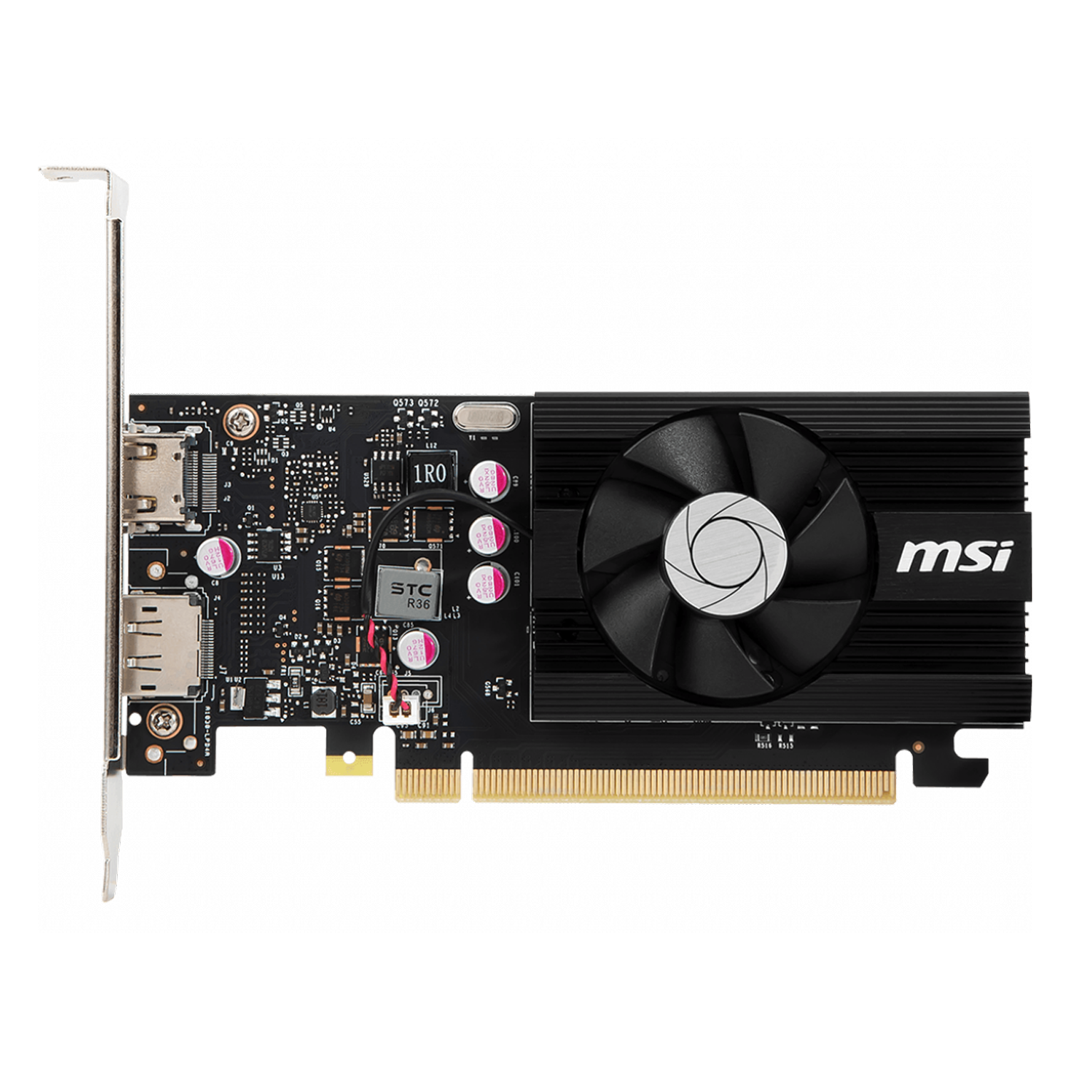 Placa de Vídeo MSI Low Profile OC NVIDIA GeForce GT 1030 2GB DDR4 - 912-V809-4065