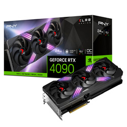 Placa de Vídeo PNY Gaming XLR8 OC EPIC-X RGB NVIDIA GeForce RTX-4090 24GB GDDR6X - VCG409024TFXXPB1-O