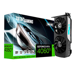 Placa de Vídeo Zotac Gaming Twin Edge NVIDIA GeForce RTX 4060Ti 8GB GDDR6 - ZT-D40610E-10M