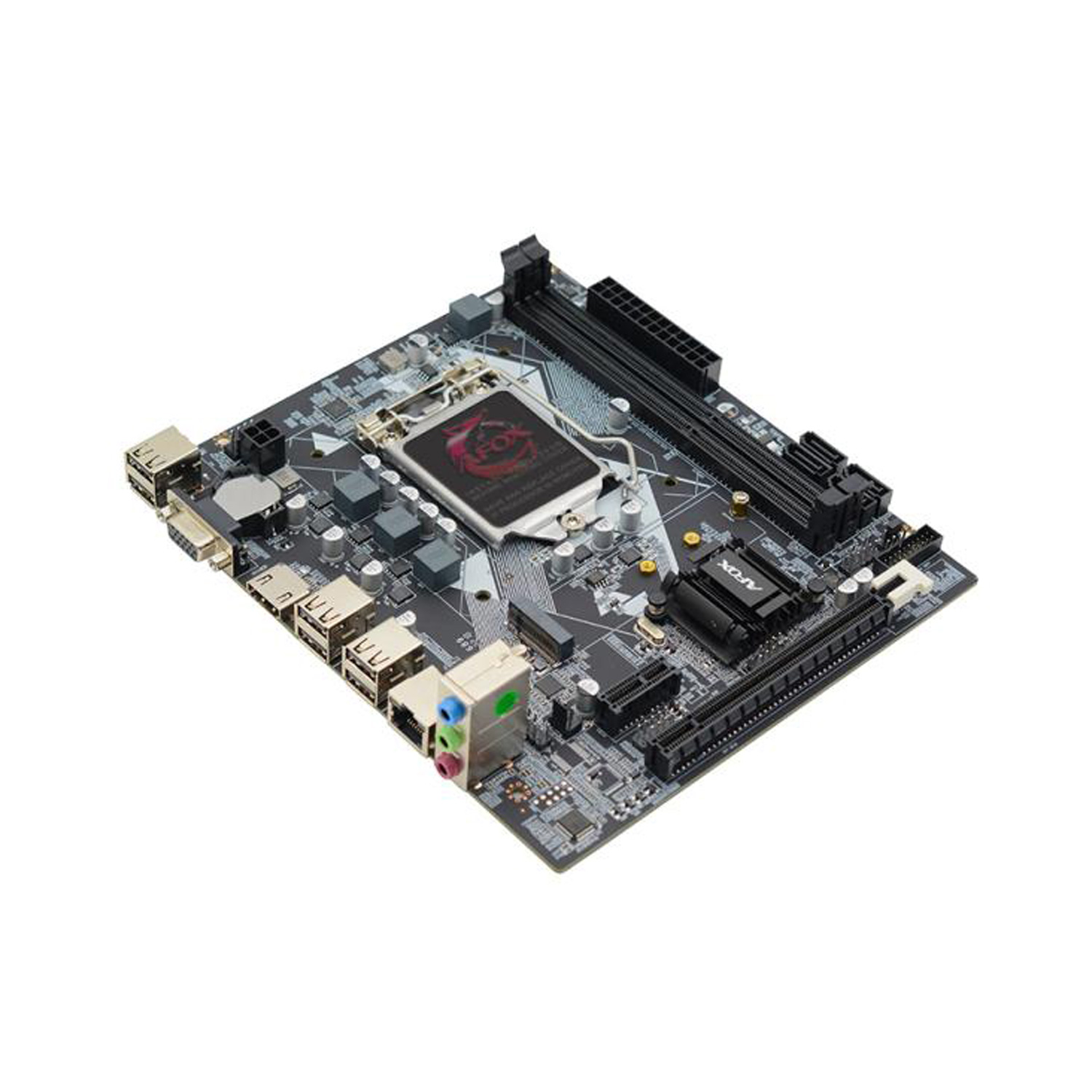 Placa Mãe Afox IH61-MA2-V4 / Socket H61 / Chipset Intel 1155 / DDR3 / Micro ATX