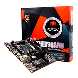 Placa Mãe Afox B450D4-MA-V4 DDR4 Socket AM4 Chipset AMD B450 Micro ATX