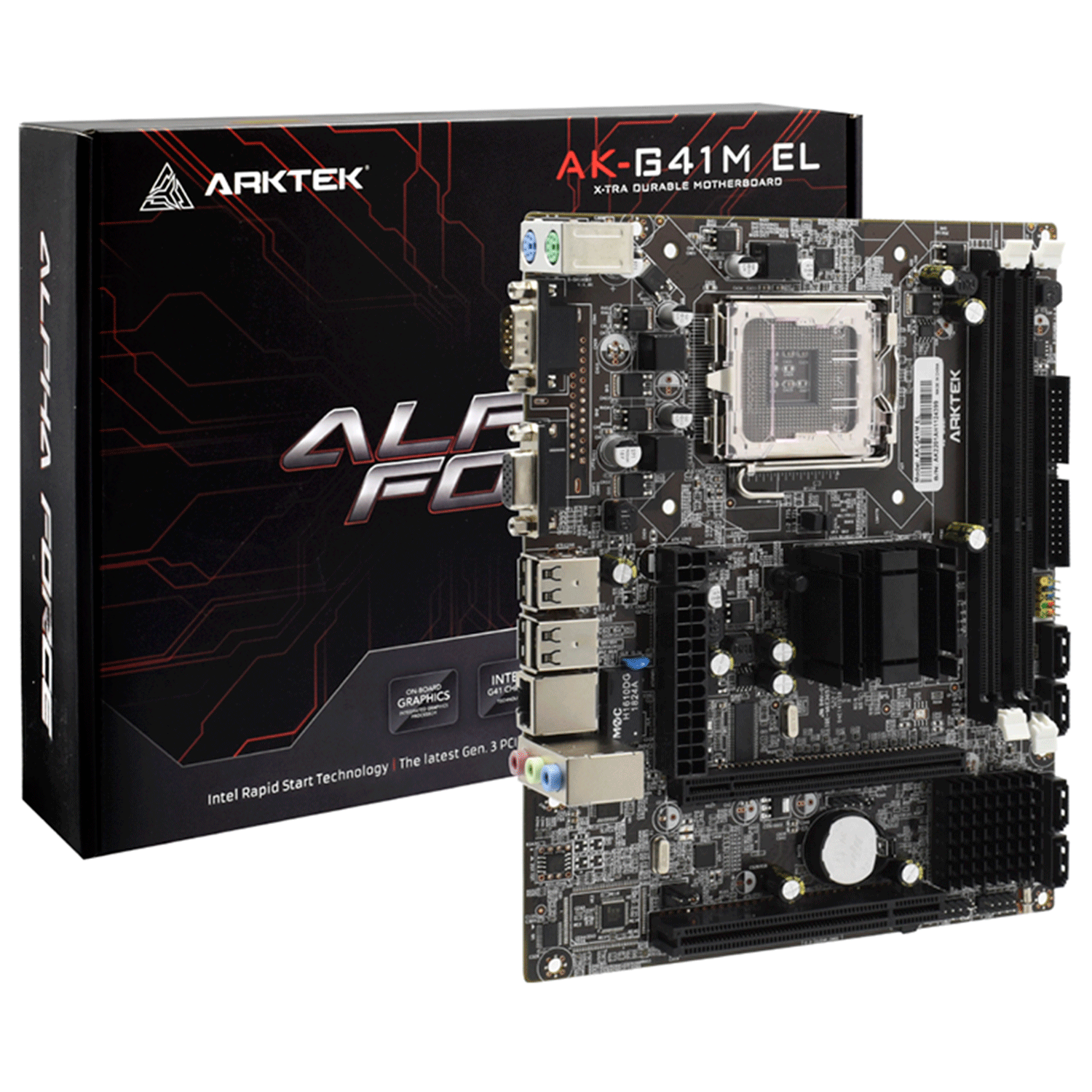 Placa Mãe Arktek AK-G41M EL DDR3 Socket LGA 775 Chipset Intel G41 Micro ATX 
