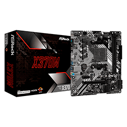 Placa Mãe Asrock X370M AM4 / Chipset AMD Promontory X370 / Micro ATX / DDR4
