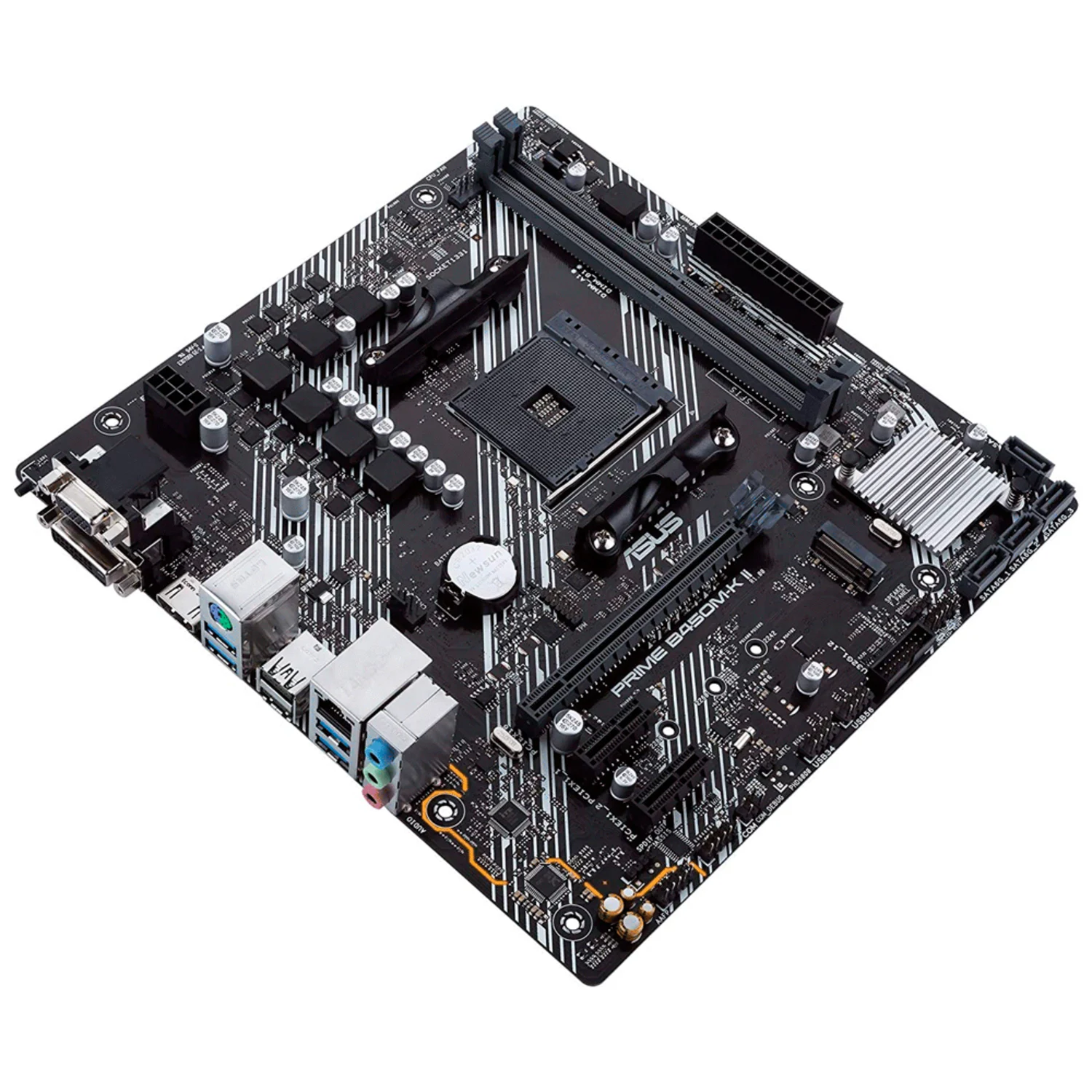Placa Mãe Asus Prime B450M-K II DDR4 Socket AM4 Chipset B450 Micro ATX