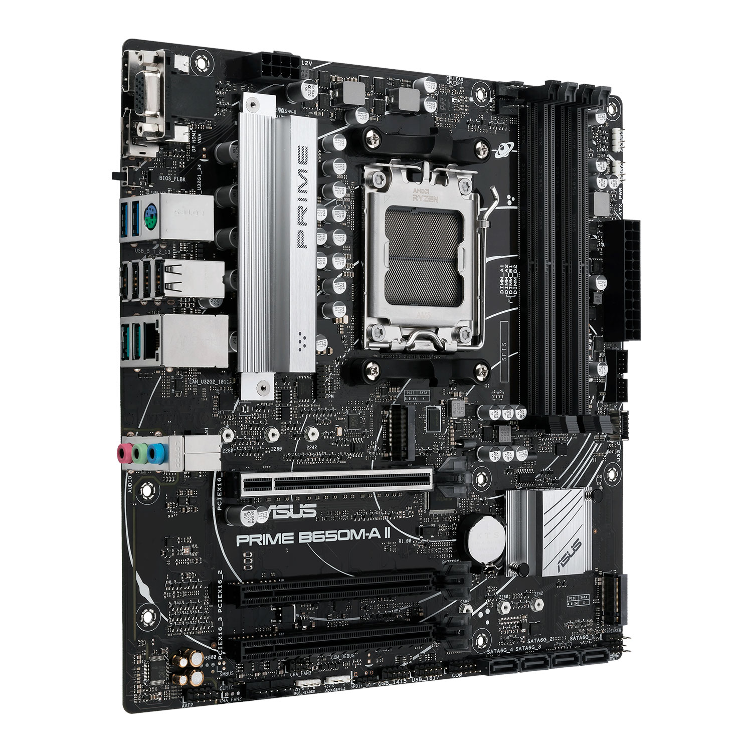 Placa Mãe Asus Prime B650M-A II AM5 / Chipset AMD B650 / 
mATX / DDR5