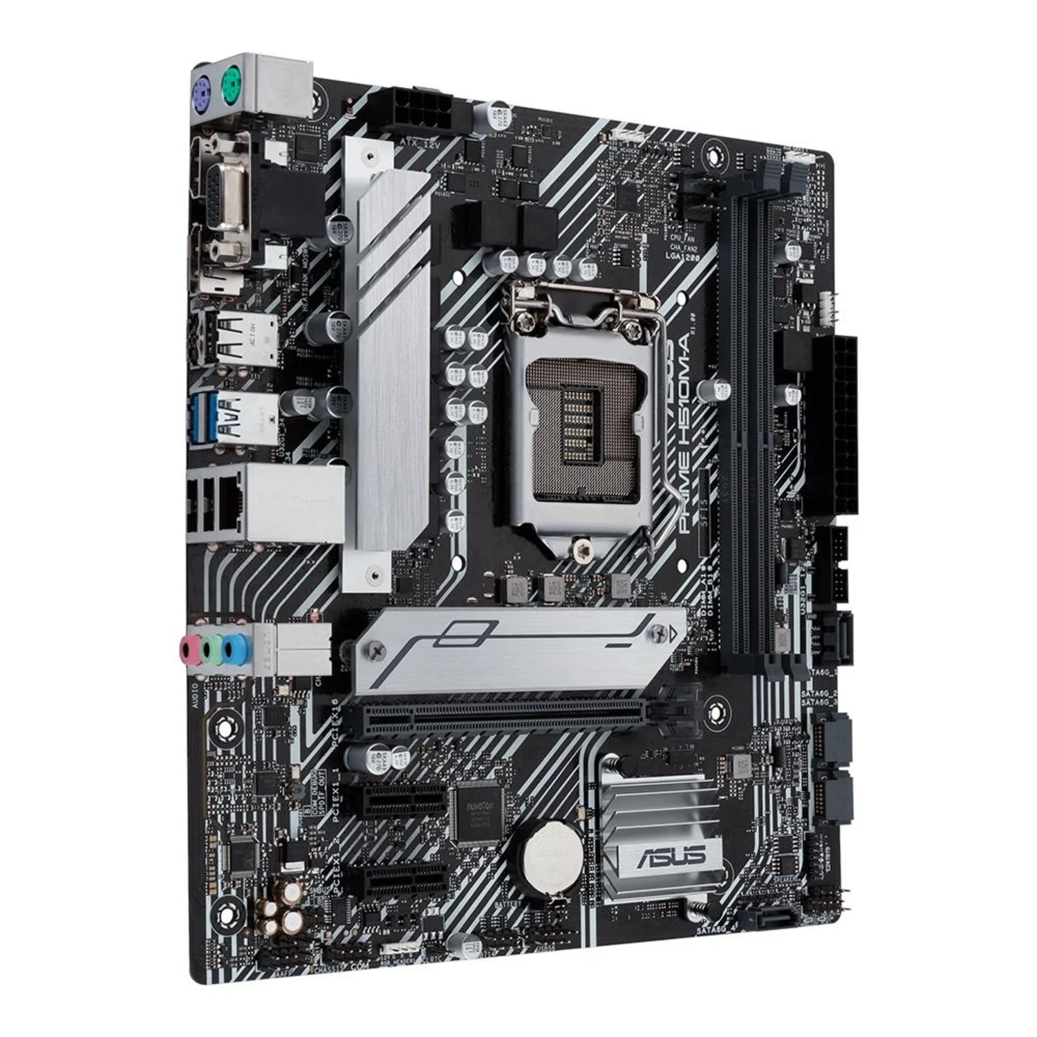 Placa Mãe Asus Prime H510M-A, Intel Socket LGA1200, Chipset H510, microATX, DDR4