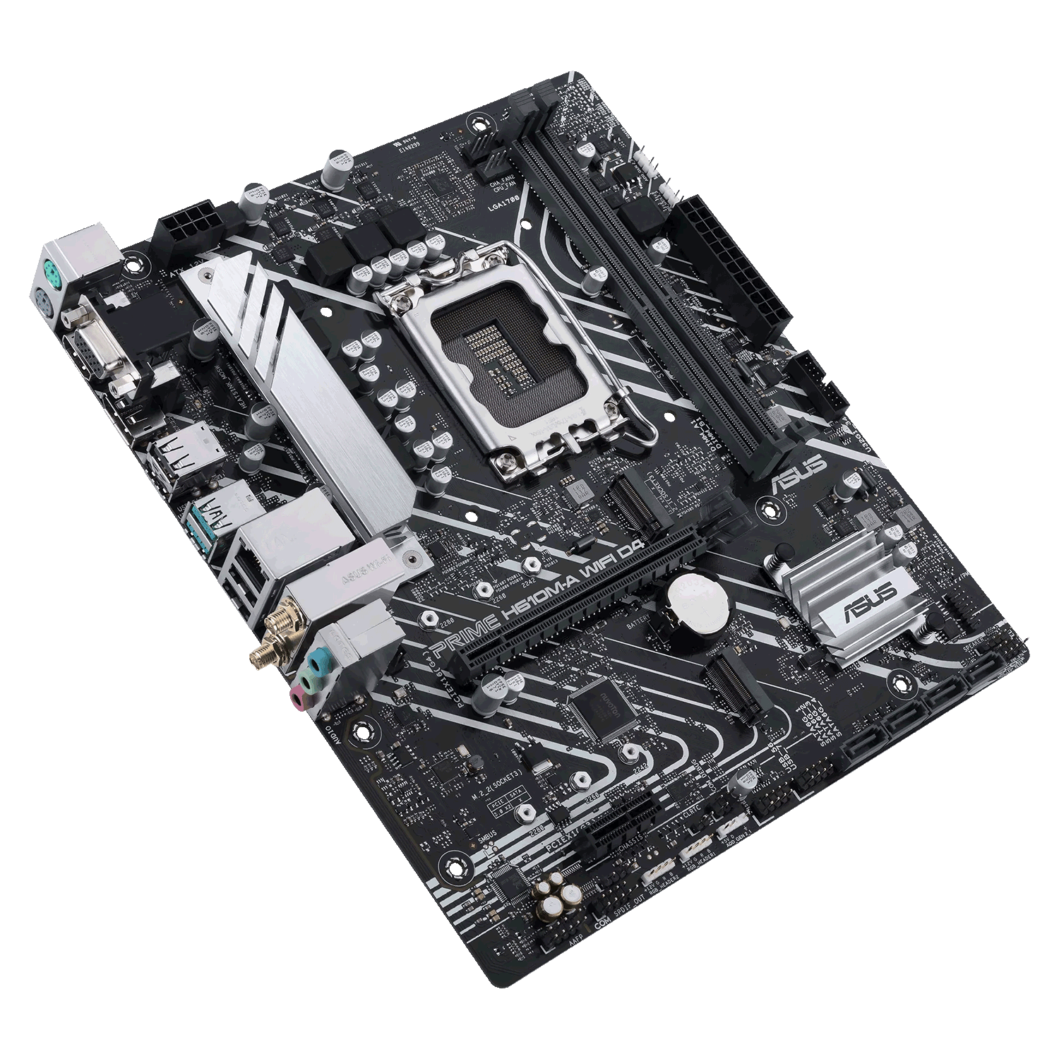 Placa Mãe Asus Prime H610M-A D4 / LGA 1700 / Chipset H610 / DDR4 / mATX 
